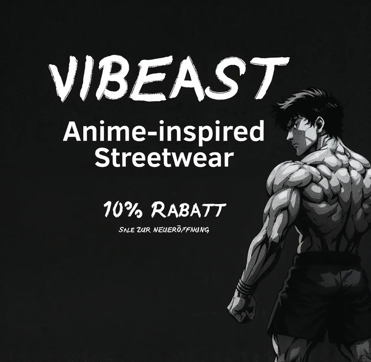 Banner Neueröffnungs-Sale – Anime Streetwear Mobile Aktion
