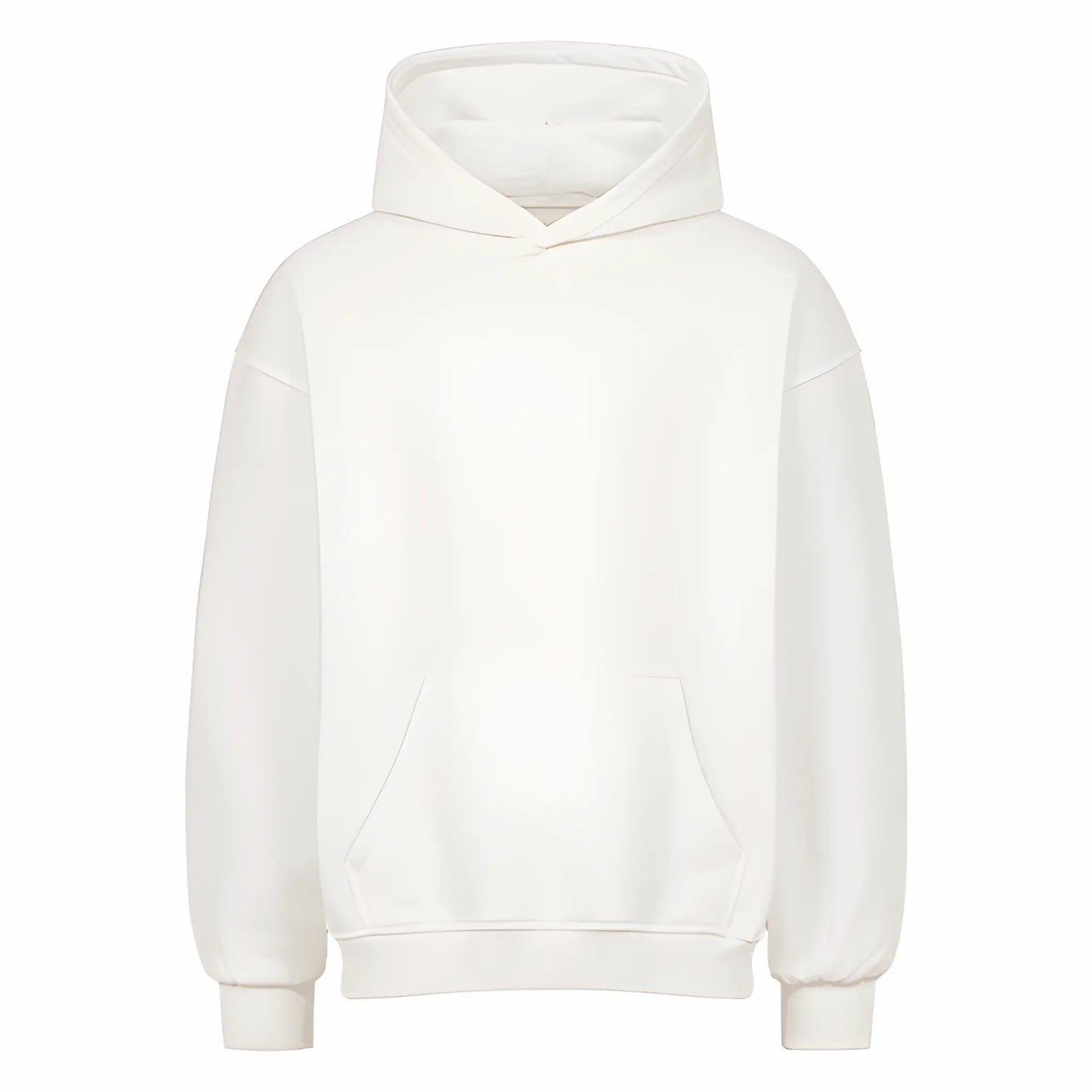 Shadow Ascend Hoodie Weiß – Anime Streetwear Produktansicht Vorderseite